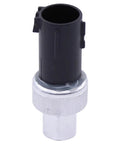 Top view of AC Pressure Switch Sensor For Ford Rides And Rigs Including Crown Victoria Edge Escape Expedition Explorer F150 Fiesta Flex Focus Freestar Freestyle Mustang Ranger Windstar And More, showing connector and metal base.
