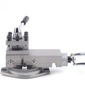 Universal Lathe Tool Post Holder For Mini Lathe 8cm Quick Change Assembly, Pro Grade Cast Iron Tool Post, Portable Metalworking Bed Accessory