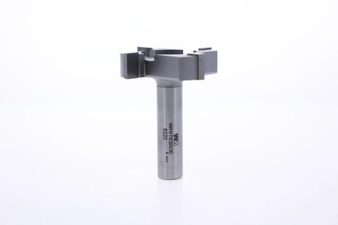 Carbide Tipped Spoilboard Surfacing Router Bit With Two Inch Cut Diameter, Half Inch Cutting Length, Four Wing Design, Half Inch Shank