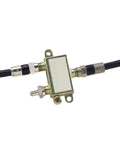 F Type Terminator Caps 5 Pack With 75 Ohm Resistor For Unused Coax Ports Signal Saver attached to coaxial splitter