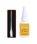 Eyeglasses Repair Adhesive Kit With Precision Nozzle For Metal Frames, bottle and nozzle shown