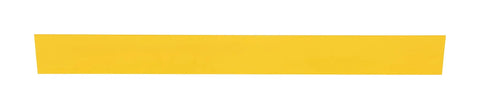 Rugged Yellow Steel Floor Safety Curb Warehouse Workhorse 48 Inch Heavy Duty Protective Barrier top view, bright yellow finish.