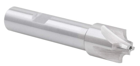 End mill, HSS corner-rounding, 1/2 in shank, 5/8 in cutter dia, 3 in overall length