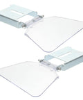 One Pair Bench Dust Guard Plates With Transparent Eye Shield Kit for Grinding Machines and Bench Grinders Safety
