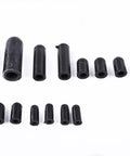 Hypalon Vacuum Cap Kit - 16 Piece Set With 2x 3/8, 4x 3/16, 4x 1/4, 2x 5/16, 4x 1/8 Inch Vacuum Port Caps visible