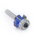 Premium 1 4 Inch Corner Round Router Bit Set With R1 R2 R3 Radius Options For Smooth Wood Edging close-up of carbide cutter.