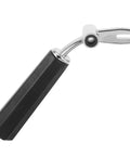 Dope Replacement Ice Cream Maker Lever Handle With Large Discharging Control Valve Stem, black handle and metal stem.
