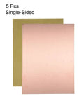 Single Sided Copper Clad FR4 PCB Laminate Board 200x150mm 5pcs showing front and back sides