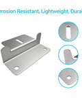 Slick Solar Panel Mount Z Brackets Lightweight Aluminum Corrosion Proof Build showing a single mount with a weather-resistant finish.