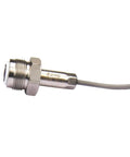 Close-up of 243222 Pressure Transducer for Graco airless paint sprayers showing stainless steel build and connection end