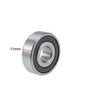 Deep Groove Ball Bearing 12x35x11mm 6202 12 2RS Double Sealed Chrome Steel Z2 Quiet Performance High Load Capacity ABEC 1 Precision For Motors DIY Projects Machinery And Hobbies, 11mm width