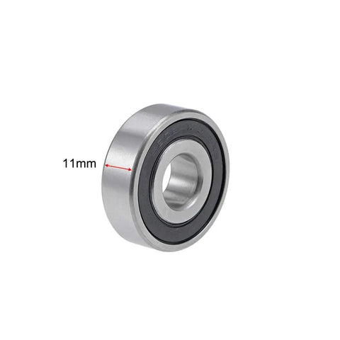 Deep Groove Ball Bearing 12x35x11mm 6202 12 2RS Double Sealed Chrome Steel Z2 Quiet Performance High Load Capacity ABEC 1 Precision For Motors DIY Projects Machinery And Hobbies, 11mm width