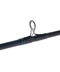 GX2 Youth Spincast Rod And Reel Combo For Young Anglers Five Foot Six Inch Blue And Silver Two Piece Graphite And Fiberglass Rod Detail