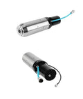 Water Cooled Tool Change Round Spindle for CNC Machine Tools Metalworking BT40 Automatic Pro Grade High Speed Quiet Operation and Precise Live Spindle for High Precision Milling and Automatic Tool Change in Metalworking Applications, shown from side and rear angles