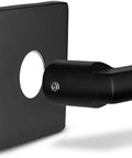 Front Door Handle Set With Deadbolt Lock, Heavy Duty Single Cylinder, Iron Black Reversible Lever for Right or Left Swing Doors