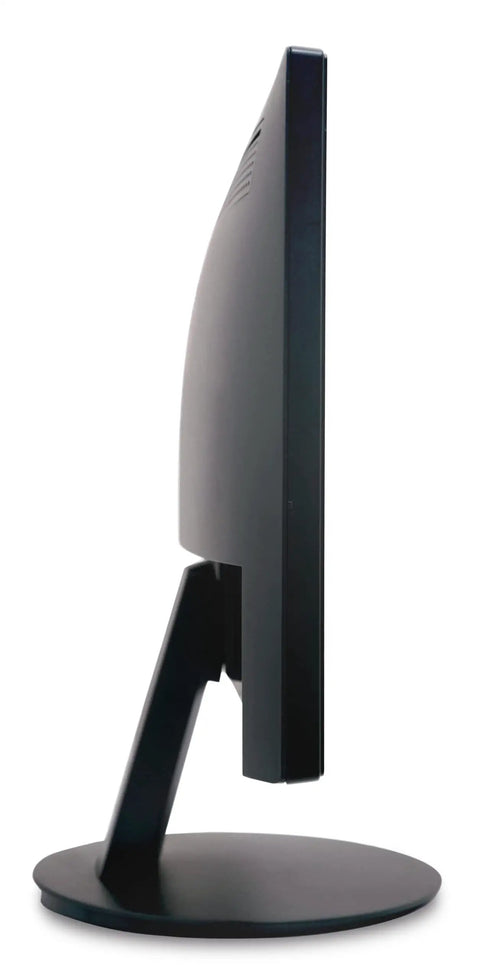 Side view of Your Go-To 19.5 Inch HD Plus Monitor With 1600x900 Resolution, 75Hz Refresh Rate, showcasing slim profile and stand.