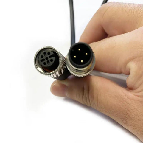 M12 4 Pin A Code Male To Female Connector Cable 1 Meter Waterproof IP67 Aviation Sensor Actuator Wire for Industrial Use