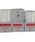 Heavy Duty Polypropylene Tie Twine For Bundling And Packing, Weather Resistant Pull Line, 1 Ply, 6300 Ft, White, Cardboard Carton