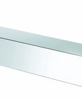Eurocube Tub Spout With Starlight Finish, Wall Mount, Six And Eleven Sixteenths Inch Reach, modern square chrome design
