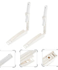 Upgrade Your Cupboards With These Durable White Plastic Rebounders For Easy Push To Open, cabinet door catches in white plastic.