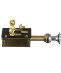 Heavy Duty Three-Position Push-Pull Switch For Dual Circuits With Chrome Knob And Stainless Steel Springs Fits Panels Up To 1 Inch