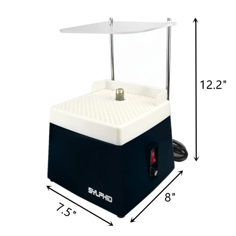 Portable Mini Glass Grinder 110V With A Zippy 4200Rpm Dc Motor And Auto Water Tank For Stained Glass Shells And Ceramic Diy Crafts Delivers An Effortless Setup And Arrives Ready To Rock With 5/8 Inch Bits Included
