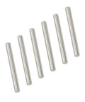 Heavy Duty 50 Pack 304 Stainless Steel Dowel Pins 4mm By 40mm For DIY Projects, Shelves And Fixtures, arranged on white