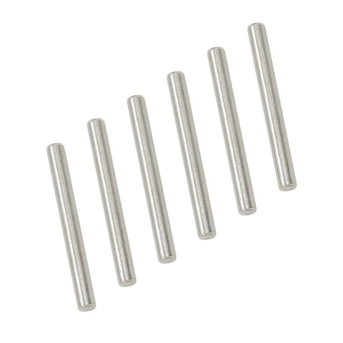 Heavy Duty 50 Pack 304 Stainless Steel Dowel Pins 4mm By 40mm For DIY Projects, Shelves And Fixtures, arranged on white