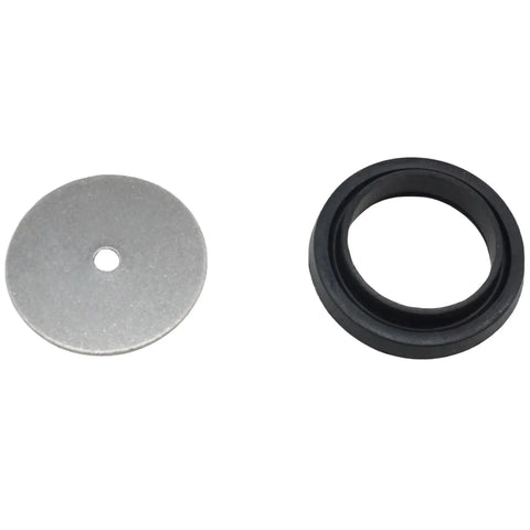 Mercury 2 Stroke Outboard Thermostat Repair Kit for 70 75 80 90 115 125 HP Motors Replaces 803061T1 Sierra 18-3569 18-3549 18-0339 122F 50C Temperature Rating Simple DIY Fix for Mercury Marine Engines. Washer and rubber gasket for Mercury 2 stroke outboard thermostat repair kit.