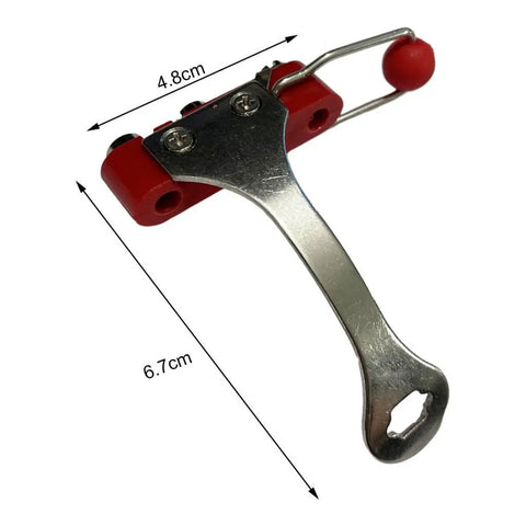 Pro Grade Fencing Epee Socket Replacement Parts For Clubs And Tourneys EF74 Blue 13.2cm Durable Metal Socket with red components