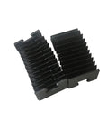 Top Tier Flexible Accordion Bellows For Hgr15 And Hgr20 Hgr25 Hgr30 Linear Guide Rails, black protective sleeve for dust and debris.