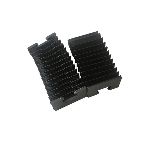Top Tier Flexible Accordion Bellows For Hgr15 And Hgr20 Hgr25 Hgr30 Linear Guide Rails, black protective sleeve for dust and debris.