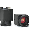 Game Changing USB 3.0 Monochrome 20MP 1 Inch Industrial Camera For Machine Vision With Rolling Shutter C Mount front and side view