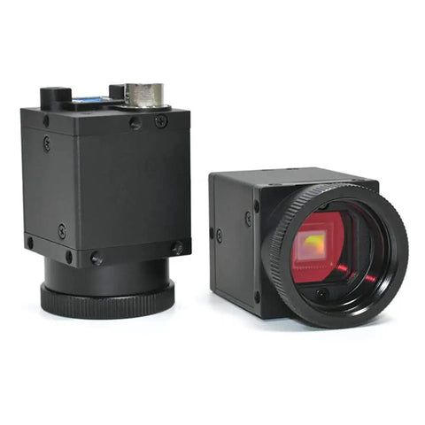 Game Changing USB 3.0 Monochrome 20MP 1 Inch Industrial Camera For Machine Vision With Rolling Shutter C Mount front and side view