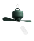 Portable Camping Fan With 8000mAh Battery And USB Rechargeable, Remote Control, Detachable Blades, Hanging Hook, Timer, Four Speeds