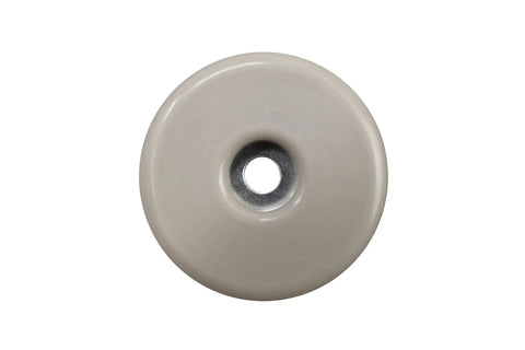 Top view of a single nail-on 1-inch swivel furniture glide with low friction base for carpets, part of Four Pack Nail On 1 Inch Swivel Furniture Glides With Low Friction Base For Smooth Moves And Rug Protection On Carpets For Easy Furniture Mobility And Floor Care.