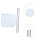 Clear Acrylic Bezel Splash Guard For Glass Art Grinding With Mounting Rod Pro Grade Craft Tool For Stained Glass And Ceramic Projects