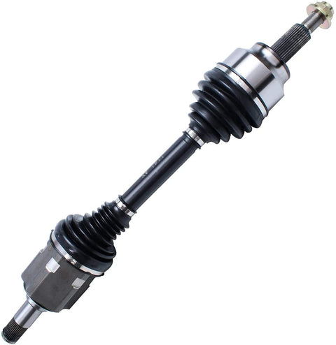 Left Front Wheel Bearing Hub CV Axle Replacement For AWD Jeep Grand Cherokee And Dodge Durango, shows metal CV axle