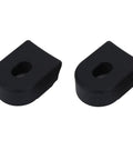 MTB Crank Arm Boots Silicone Sleeve Protectors Pack Of Two Durable Soft Cover For Bike Crank Guards High Grip Shield Black
