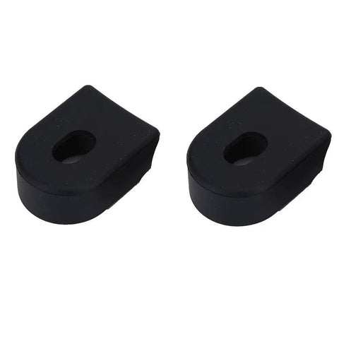 MTB Crank Arm Boots Silicone Sleeve Protectors Pack Of Two Durable Soft Cover For Bike Crank Guards High Grip Shield Black