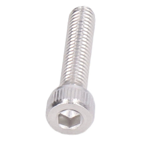 Close-up of Heavy Duty M4 X 0.7Mm Hex Socket Head Cap Screws, galvanized steel, used for machine repairs.