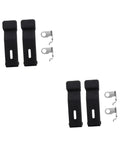 4 Pack Flexible Rubber Draw Latch Concealed Keeper For Cargo Boxes Coolers And Boat Compartments Secure Storage Installation Over Center
