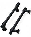 10 Pack 5 Inch Cabinet Pulls Matte Black Zinc Alloy Handles For Kitchen Cabinets Dresser Drawers Closets Easy Install No Drilling Required Sleek Modern Hardware