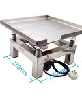 Electric Concrete Vibrating Table Pro Grade Shaker For Air Bubble Removal, 50x50x25 cm stainless steel vibration table