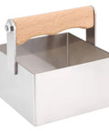 Stainless Steel Honeycomb Cutter For Beekeeping, Rectangle Honey Cutter Tool With Smooth Edges, wooden handle view