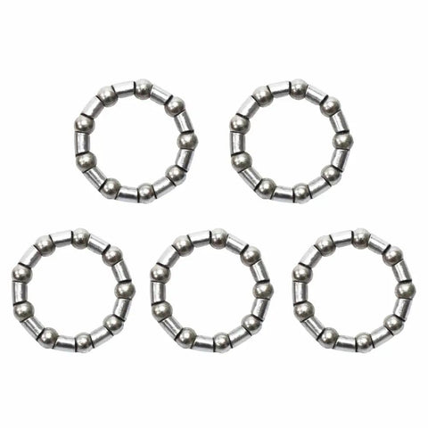 Bike Ball Bearing Retainer Kit 60 Pieces Nine Size Set steel cages for headset crank wheel repairs, 5 retainers