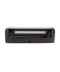 Linear Adjustable 12V Path And Area Light With Riser And Stem Kit 3000K Warm White Built In LED Black Finish close-up view