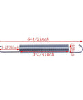 Heavy Duty Replacement Tension Springs for Recliner Sofa Bed Chair Mechanism Assist Lock 6 1/2 Inch Silver Steel Spring