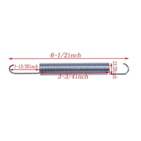 Heavy Duty Replacement Tension Springs for Recliner Sofa Bed Chair Mechanism Assist Lock 6 1/2 Inch Silver Steel Spring