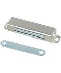 Magnetic Door Catch For Cabinets And Drawers Ultra Thin Stainless Steel Closet Latch Silver 95mm with strong magnetic hold
